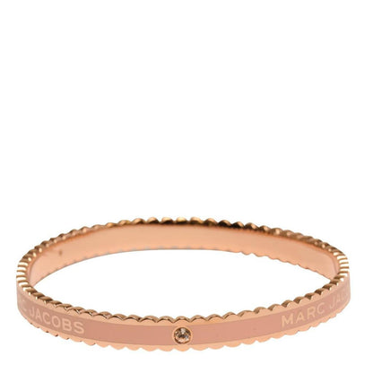 Marc Jacobs The Medallion Scalloped Logo Detailed Bracelet