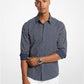 Stretch Cotton Logo Shirt