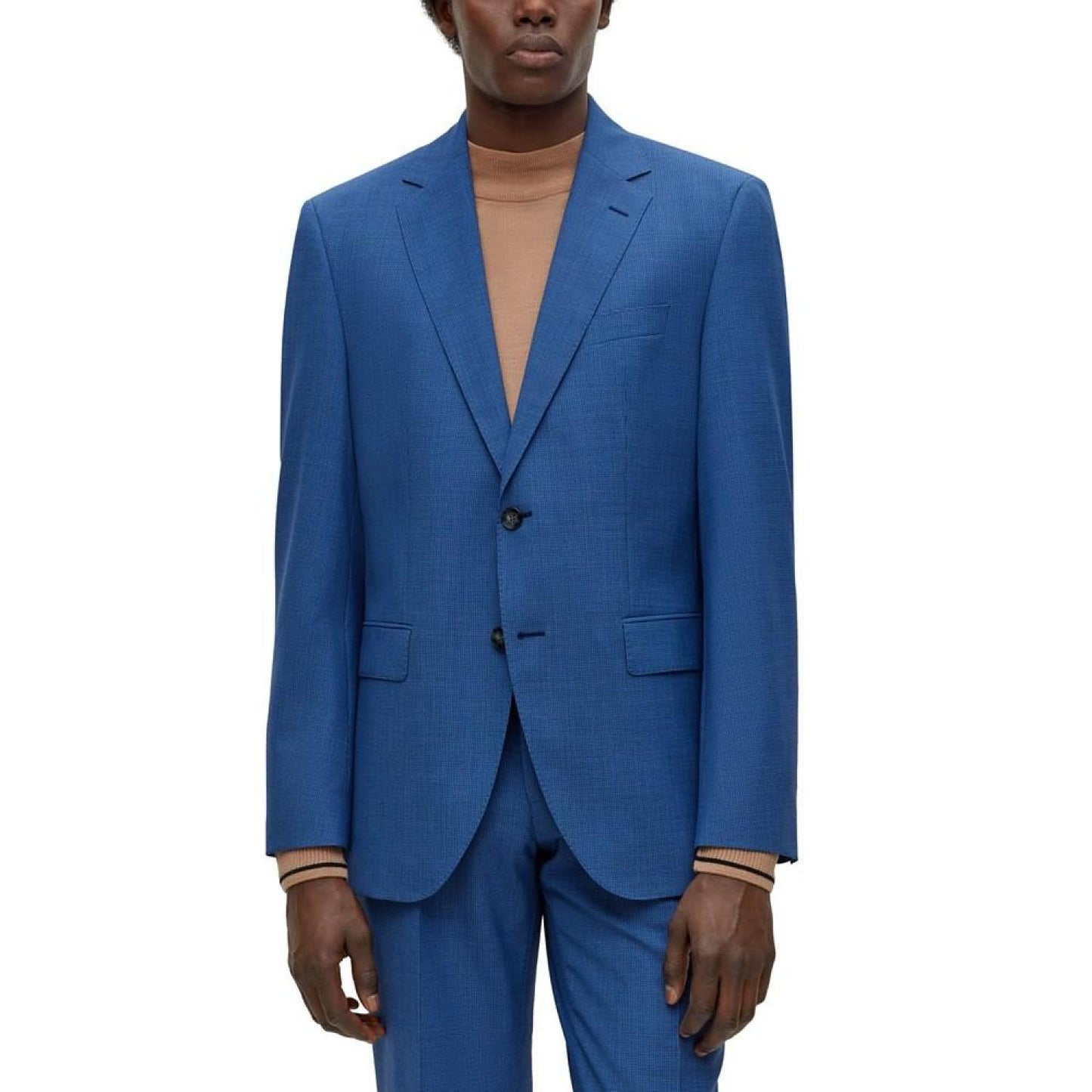 Men's Micro-Patterned Regular-Fit Suit