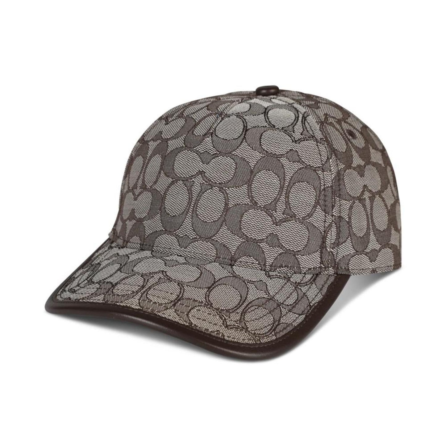 Women's Signature C Logo Jacquard Canvas Baseball Hat