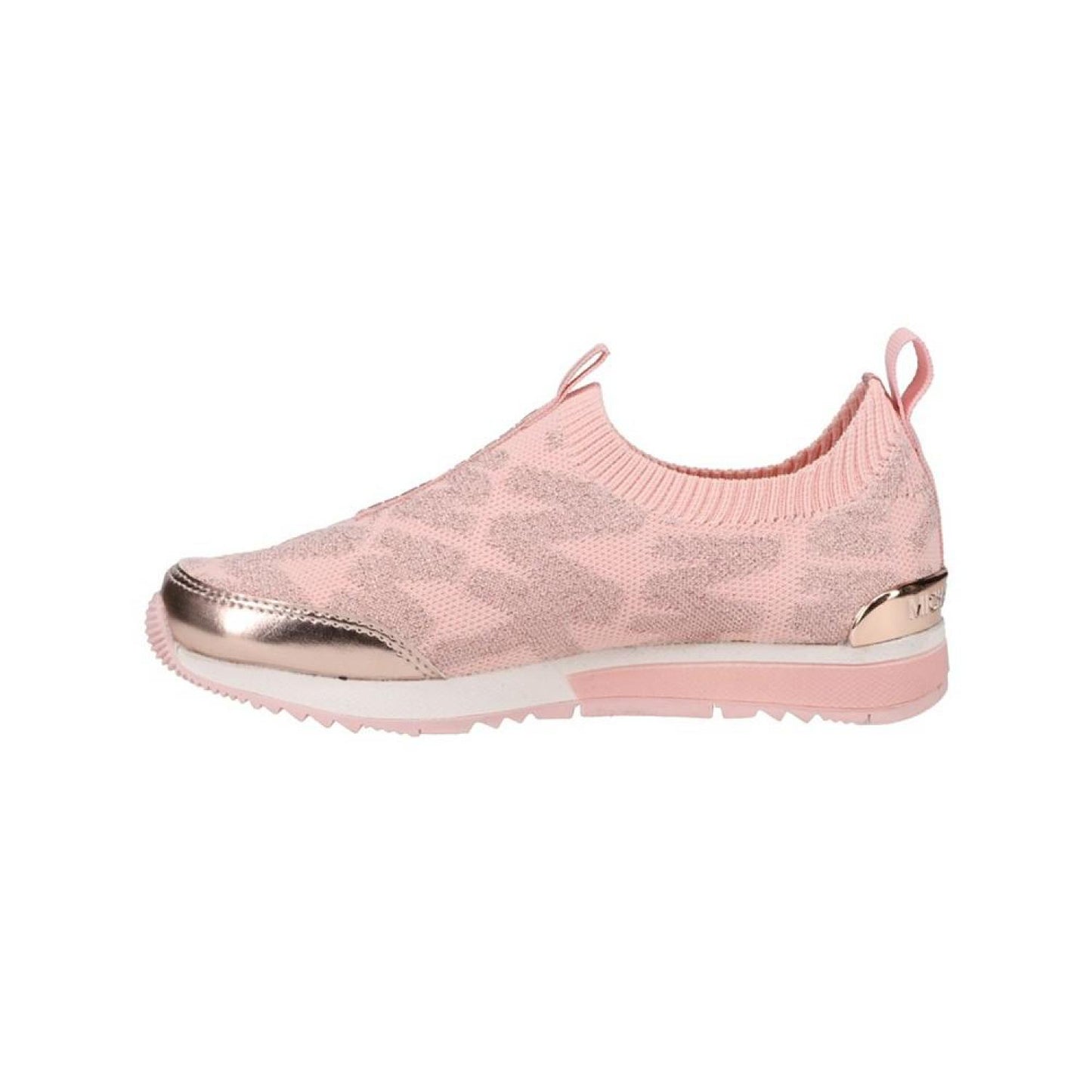 Little Girls Allie Sock Logo Slip On Sneakers