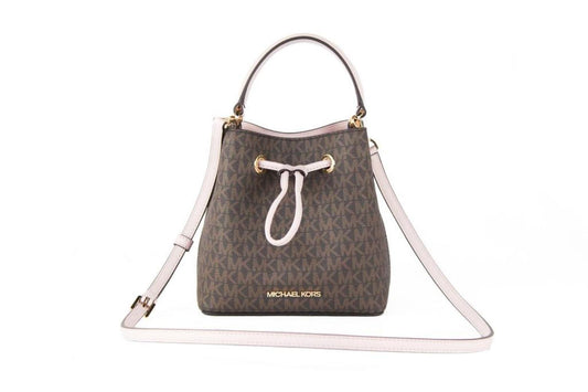 Michael Kors Suri Small Leather Bucket Crossbody Drawstring Hobo Women's Handbag