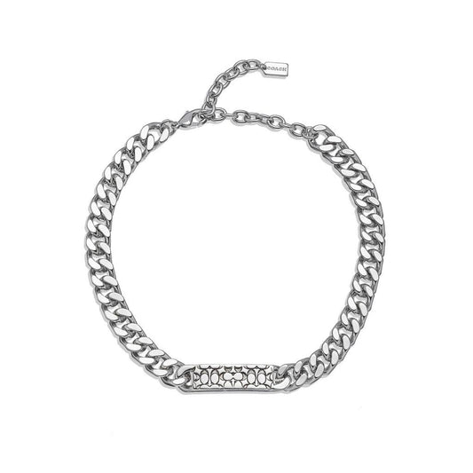 Quilted Signature Link Necklace