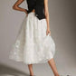 Tulle Midi Skirt in Snowflake Dot