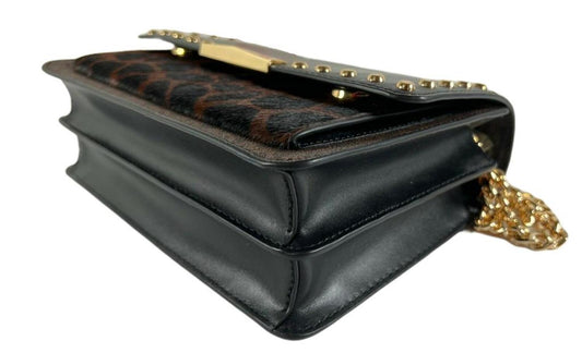 Michael Kors Jade Gusset Leather Convertible Crossbody Shoulder Bag