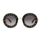 Round-Frame Metal Sunglasses