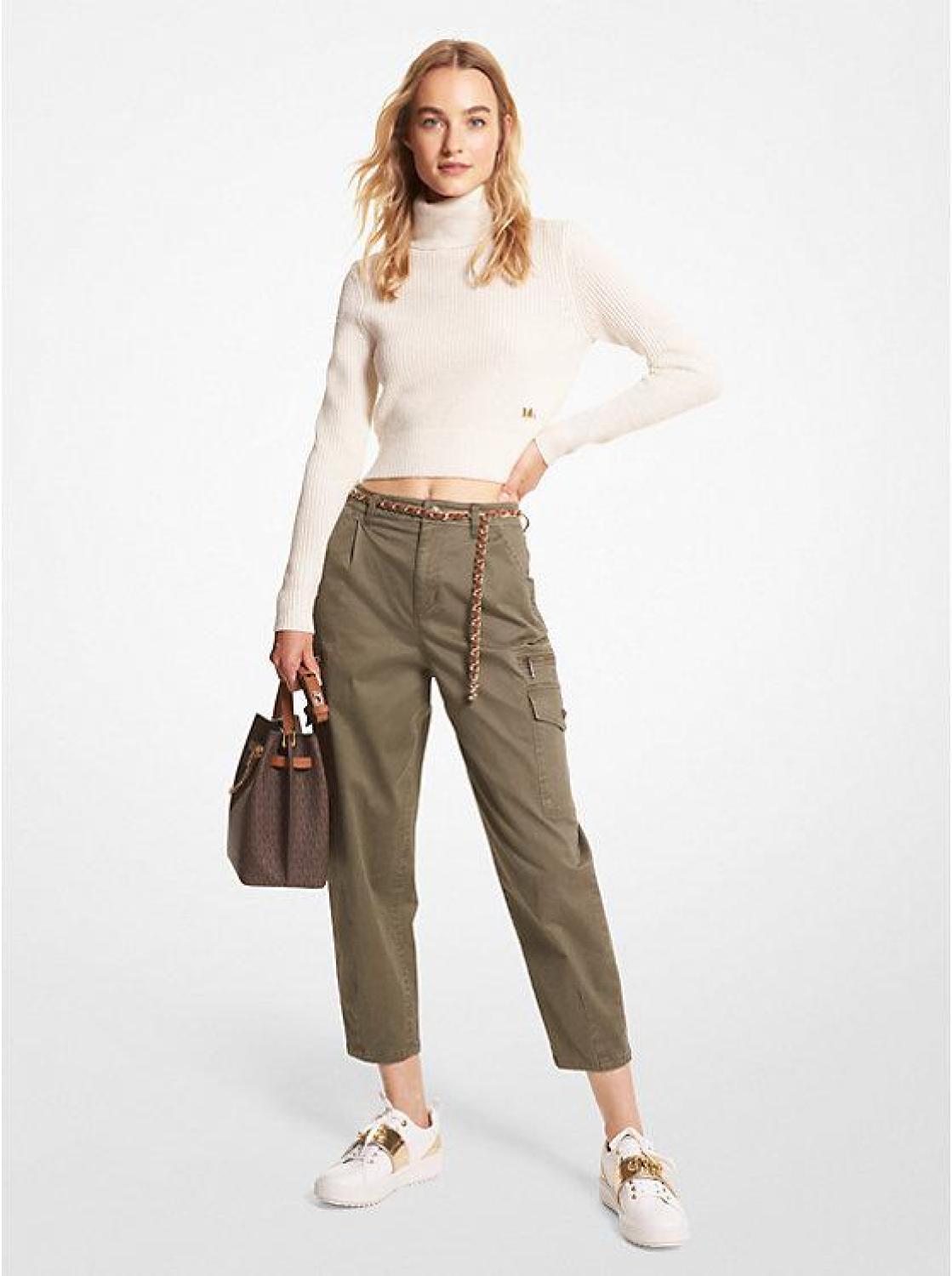 Stretch Cotton Cargo Pant