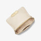 Parker Medium Metallic Leather Shoulder Bag