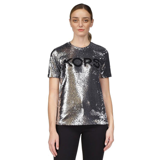 Women's Sequined Logo T-Shirt