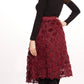 Dion Skirt In Sangria Fizz