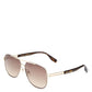 Brow Bar Aviator Sunglasses, 60mm