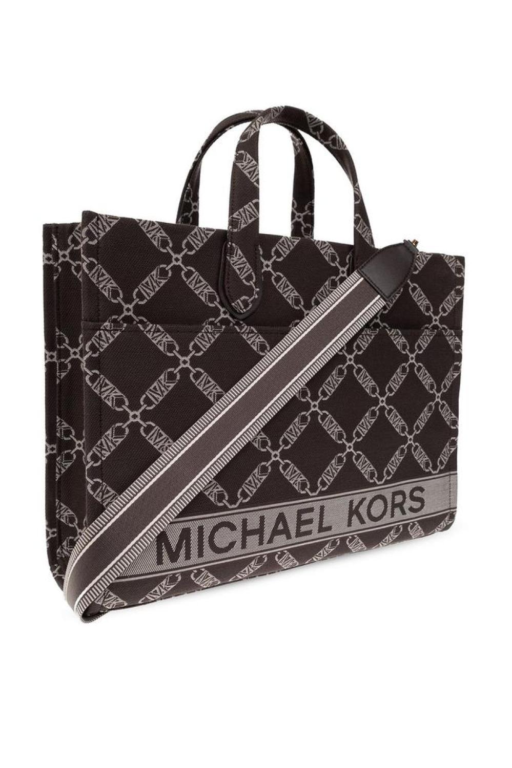 Michael Michael Kors Gigi Logo Jacquard Large Tote Bag
