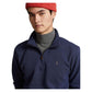 Double Knit Mesh 1/4 Zip Sweatshirt