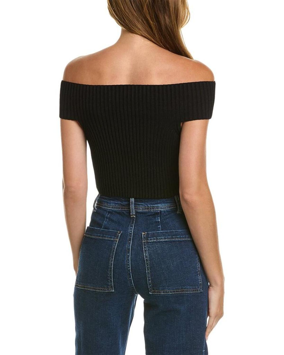 Michael Kors Crepe Crop T-Shirt