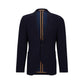 Slim-fit jacket in micro-patterned virgin wool