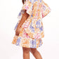Anissa Dress In Pink Multi
