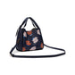 Knott Dotty Floral Embossed Leather Medium Crossbody Tote