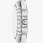 Mini Lennox Pavé Silver-Tone Watch