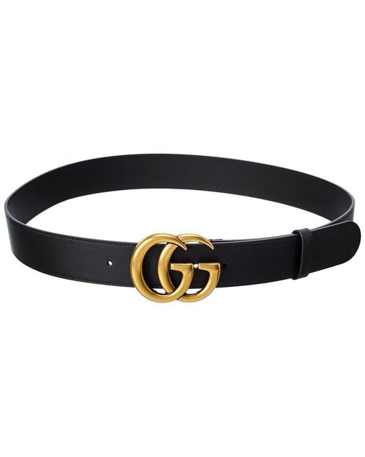 Gucci Double G Leather Belt