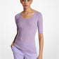 Cashmere Three-Quarter Sleeve Sweater