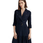 Belted Crepe Shirtdress