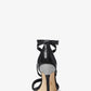 Astrid Embellished Snake Embossed Leather Sandal