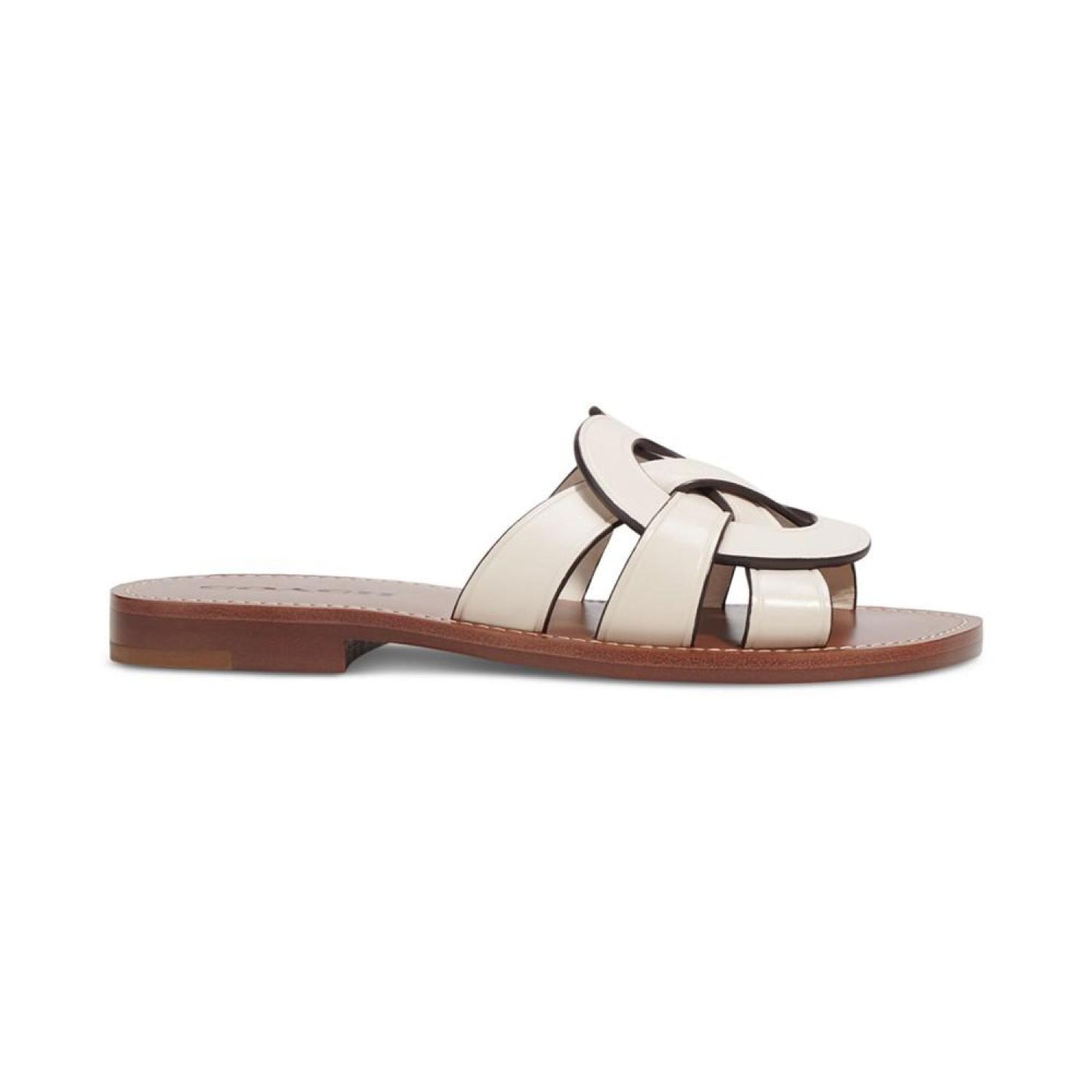 Issa "C" Emblem Slide Sandals