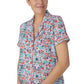 Modal Jersey Short Sleeve Notch Capris PJ Set