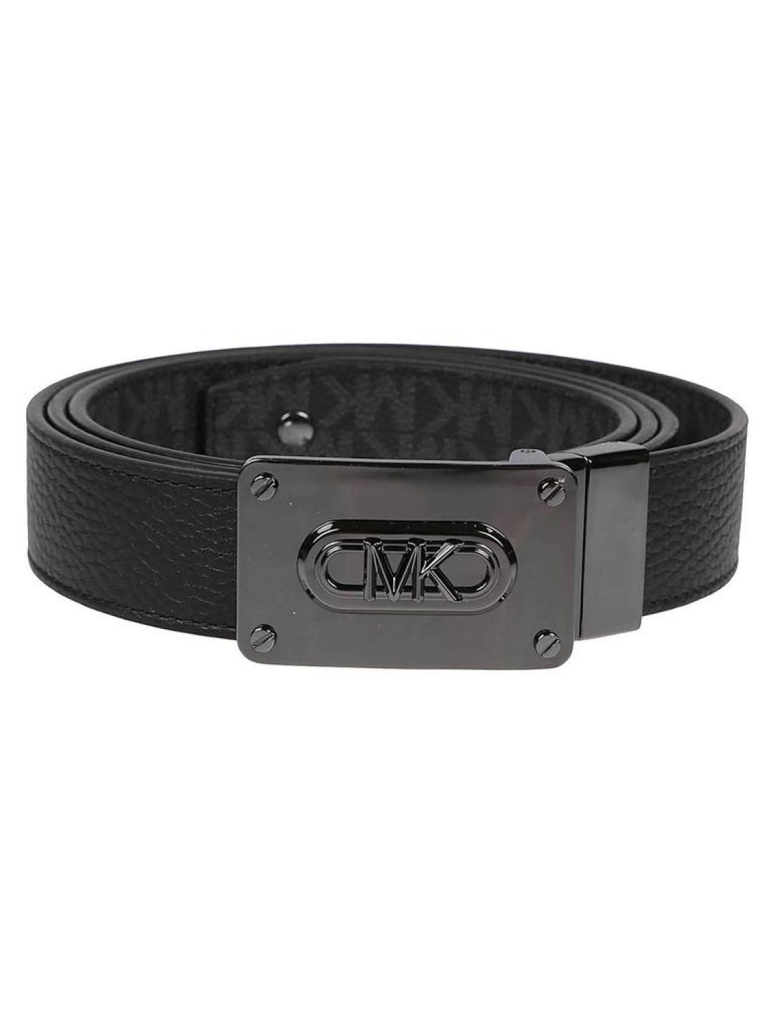 Michael Kors Logo Plaque Reversible Belt