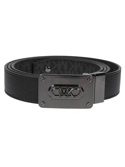 Michael Kors Logo Plaque Reversible Belt