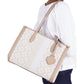 Everything Spade Flower Jacquard Stripe Large Tote