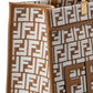 FENDI Sunshine Medium Raffia & Leather Tote