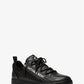 Keating Leather Zip and Lace-Up Sneakers