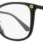 Gucci Women's  Eyeglasses GG0026O 001 Black 53mm