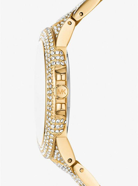 Oversized Camille Pavé Gold-Tone Watch
