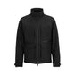 Water-repellent jacket in ripstop fabric with reflective element