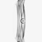 Slim Runway Silver-Tone Curb-Link Watch