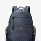 Prescott Large Signature Logo Print Woven Backpack