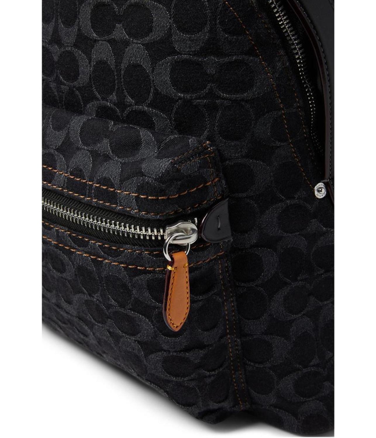 Charter Backpack in Signature Denim
