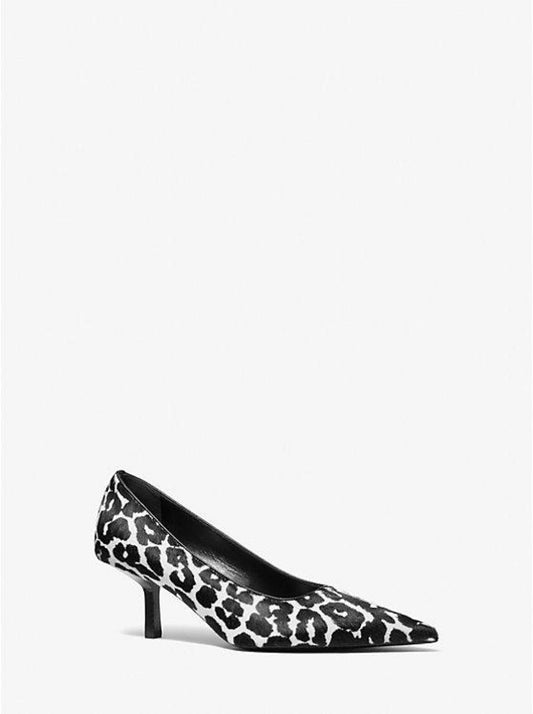 Frankie Leopard Print Calf Hair Pump