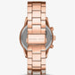 Ritz Pavé Rose Gold-Tone Watch