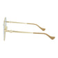 Round-Frame Metal Sunglasses