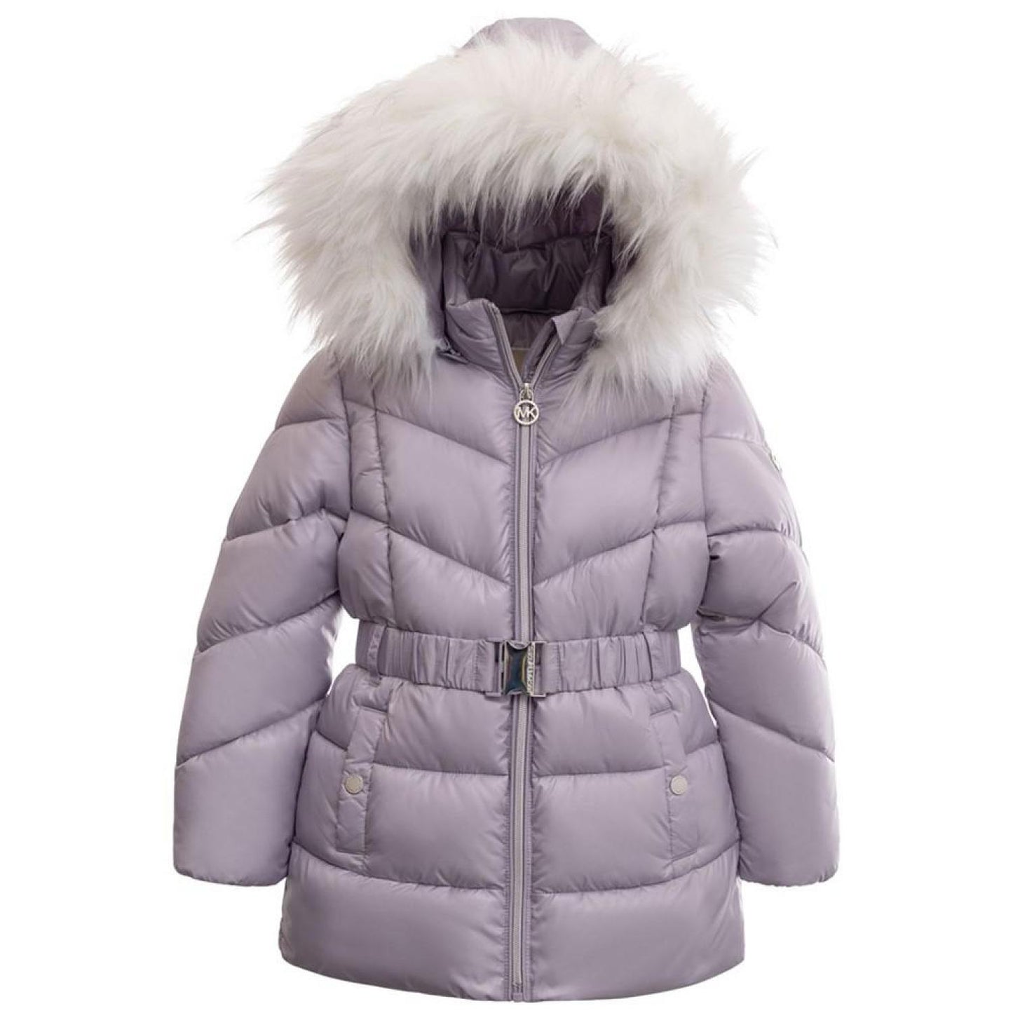 Toddler and Little Girls Heavy Weight Belted Jacket