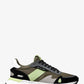 Miles Color-Block Nylon and Leather Trainer
