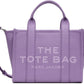 Purple 'The Leather Small Tote Bag' Tote