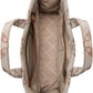 Michael Kors Gigi Large Grab Tote Natural/Luggage One Size