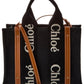 Chloé Woody Small Canvas & Leather Tote