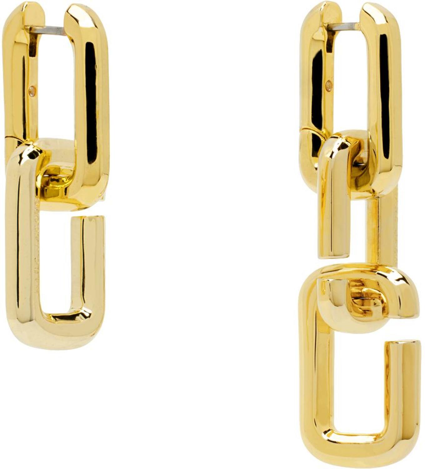Gold 'The J Marc' Earrings