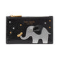 Ellie Embellished Saffiano Leather Slim Bifold Wallet
