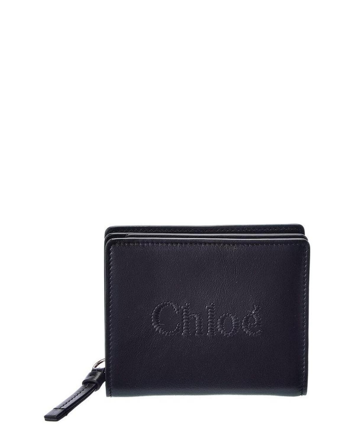 Chloé Sense Leather Compact Wallet
